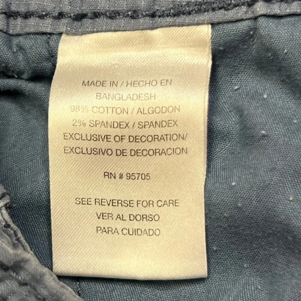 IRON Co. Mens Cargo Shorts Size 38‎ Blue Chambray Utility Casual Outdoor